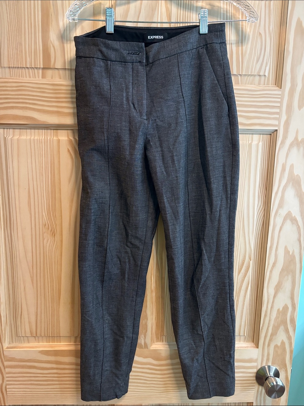 Express Business stretch ankle slacks